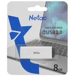 USB флешка (Flash) Netac U185 NT03U185N-008G-20WH 8 ГБ