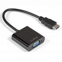 Кабель интерфейсный ExeGate EX-HDMIM-VGAF-0.15 EX284926RUS D-SUB (VGA) - HDMI