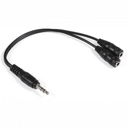 Кабель интерфейсный ExeGate EX-CCA-415-0.3 EX284946RUS MINI JACK 3.5 (output) - MINI JACK 3.5 (input) x2