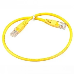 Патч-корд ExeGate UTP-RJ45-RJ45-5e-1M-YL EX258671RUS