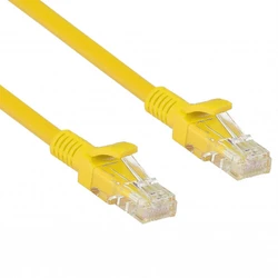 Патч-корд ExeGate UTP-RJ45-RJ45-5e-3M-YL EX258677RUS