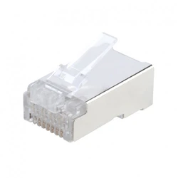 Коннектор Hyperline PLUG-8P8C-U-C6-SH-100