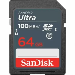 Флеш (Flash) карты SanDisk SDXC UHS-I Ultra SDSDUNR-064G-GN3IN 64 ГБ