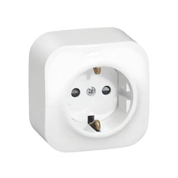 Розетка Legrand Розетка с зк с зш Legrand Forix 16A 250В IP20 накладная белый 782420