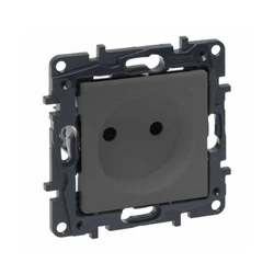 Розетка Legrand Розетка 2К Niloe Step 16А 250 В с з/ш винт. клеммы Сталь 863419