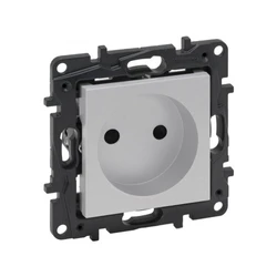 Розетка Legrand Розетка 2К Niloe Step 16А 250 В с з/ш винт. клеммы Алюминий 863319