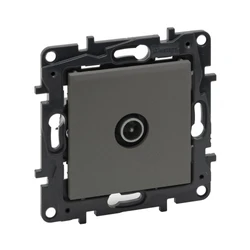 Сетевая розетка Legrand Розетка TV "звезда" Niloe Step Сталь 863474