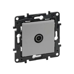 Сетевая розетка Legrand Розетка TV "звезда" Niloe Step Алюминий 863374