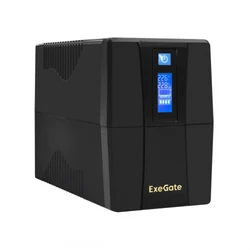 Источник бесперебойного питания ExeGate SpecialPro Smart LLB-600.LCD.AVR.2SH EX292765RUS Линейно-интерактивные, Напольный (Tower), 600 ВА, 360 Вт