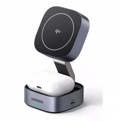 UGREEN W702 2-in-1/15W Magnetic Wireless Charger for IPhone + AirPods 35316 15