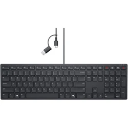 Клавиатура Dell KB525C, Black 580-BBTF Проводная, USB