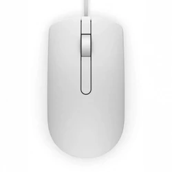 Мышь Dell MS116 White MS116-WH Бюджетные, Проводная