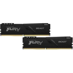 ОЗУ Kingston Fury Beast KF432C16BB1K2/32WP DIMM, DDR4, 32 Гб (2 х 16 Гб), 3200 МГц