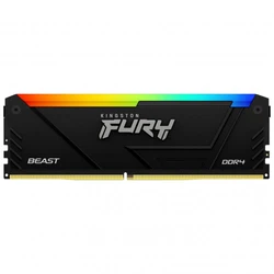 ОЗУ Kingston Fury Beast RGB KF432C16BB2A/8WP (DIMM, DDR4, 8 Гб, 3200 МГц)