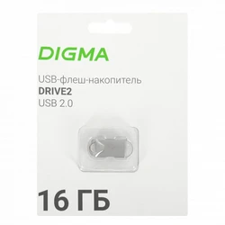 USB флешка (Flash) Digma DRIVE2 DGFUM016A20SR 16 ГБ