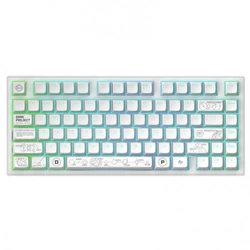 Клавиатура Dark Project ALU81A Terra Nova White DPKB_NOVA_81_ANSI_WHITE_UA (Беспроводная, Bluetooth)