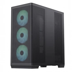 Корпус Aerocool APNX C1-R Black C1-R-BK-V1 Mid-Tower