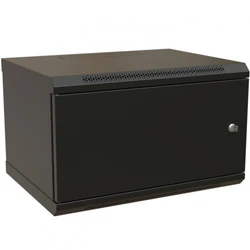 Серверный шкаф WRline настенный 19-дюймовый 6U 367x600х450 мм WR-TW-0645-SR-RAL9004