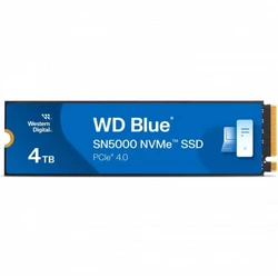 Внутренний жесткий диск Western Digital Blue SN5000 WDS400T4B0E (SSD (твердотельные), 4 ТБ, M.2, PCIe)