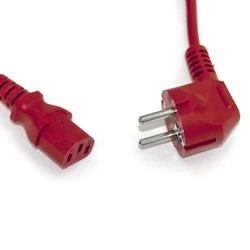 Кабель питания Hyperline PWC-IEC13-SHM-5.0-RD