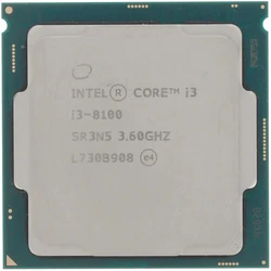 Процессор Intel Core i3-8100 CM8068403377308 Core i3, 4, 3.6, 6, OEM