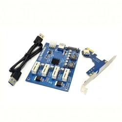 Аксессуар для ПК и Ноутбука NO NAME PCI-E-Splitter-1x4 0012966 Плата