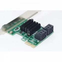 Аксессуар для ПК и Ноутбука NO NAME Контролер PCI-E на 4 SATA III, 6G 0012840