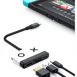 Кабель интерфейсный RREAKA Конвертер 0013710 USB Type A - USB Type C - HDMI