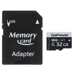 Флеш (Flash) карты GoPower microSD Class10 00-00025675 32 ГБ