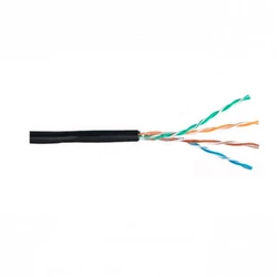 Аксессуар для кабельных сетей KCEP Кабель U/UTP 4х2xAWG 24/1 PE1 Cat.5e (0,51), ЧЕРНЫЙ TD00000009811