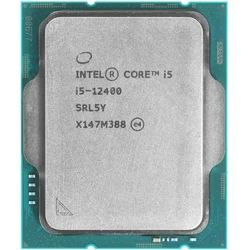 Процессор Intel Сore i5-12400 СPU Intel Сore i5-12400 2.5 ГГц, 18 МБ, OEM