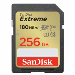 Флеш (Flash) карты SanDisk Extreme UHS-I Class 3 (U3) V30 SDSDXVV-256G-GNCIN 256 ГБ