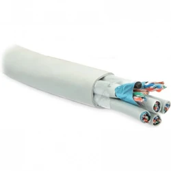 Кабель витая пара Hyperline Кабель витая пара экранированный категория 5 16 пар FUTP16W-C5-S24-IN-LSZH-GY