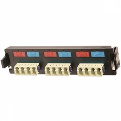 Оптический кросс Siemon Панель с 3 LC четверными адаптерами 12 волокон многомод. RIC-F-LC12-01C-SALE