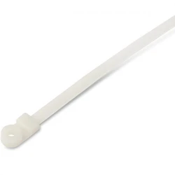 Инструмент для монтажа СКС Hyperline Стяжка нейлоновая неоткрывающаяся безгалогенная (halogen free) 382x7.6 мм полиамид 6.6 -40°C - +85°C под винт (100 шт) GTM-380HD