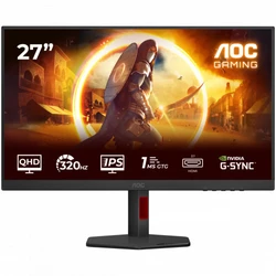 Монитор AOC Q27G4SRU/01 27 ", IPS, Quad HD 2560x1440 (16:9), 320 Гц