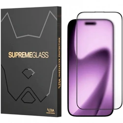 Аксессуары для смартфона iLera Защитное стекло  FrostedGlass 2.0 черный для экрана iPhone 17 Air ILFRGL17AIR