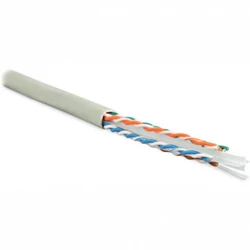 Кабель витая пара Hyperline Кабель витая пара неэкранированный U/UTP категория 6 4 пары UUTP4-C6-S23-IN-PVC-GY