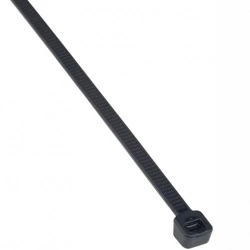 Инструмент для монтажа СКС Hyperline Стяжка нейлоновая неоткрывающаяся безгалогенная (halogen free) 200x2.5 мм полиамид 6.6 -40°C - +85°C черная (100 шт) GT-200IBC-25