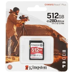 Флеш (Flash) карты Kingston Canvas React Plus SDR2V6/512GB 512 ГБ