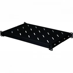 Полка для серверного шкафа NTSS выдвижная 1U нагрузка 20кг. 19" 300мм NTSS-MSKB-FS-600-BL