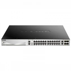 Коммутатор D-link DGS-3130-30PS/B2A 1000 Base-T (1000 мбит/с), 4 SFP порта