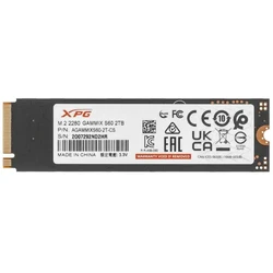 Внутренний накопитель ADATA XPG GAMMIX S60 BLADE AGAMMIXS60-2T-CS SSD (твердотельные), 2 ТБ, M.2, PCIe
