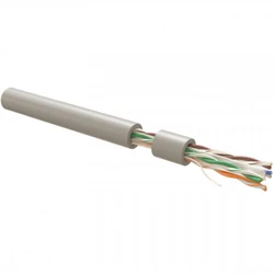 Кабель витая пара Hyperline Кабель витая пара неэкранированный U/UTP категория 6A 4 пары бухта (305 м) UUTP4R-C6A-S23-IN-LSZH-GY-305