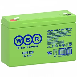 Сменные аккумуляторы АКБ для ИБП WBR GP6120 GP6120 WBR 6 В