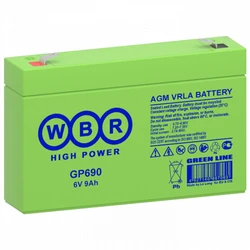 Сменные аккумуляторы АКБ для ИБП WBR GP690 GP690 WBR 6 В