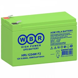 Сменные аккумуляторы АКБ для ИБП WBR HRL1234W F2 HRL1234W F2 WBR 12 В
