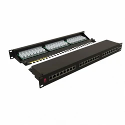 Патч-панель Sysmatrix Патч-панель SYSMATRIX PP 1901U.S245ES.N 24 порта, FTP, Cat. 5e