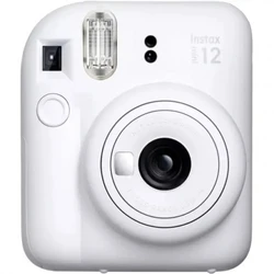 Фотоаппарат FUJIFILM INSTAX MINI 12 BUNDLE СLEAR CASE + L20PK (CLAY WHITE) N0000004008