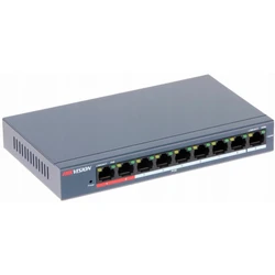 Коммутатор Hikvision DS-3E0109P-E/M(B) 100 Base-TX (100 мбит/с)